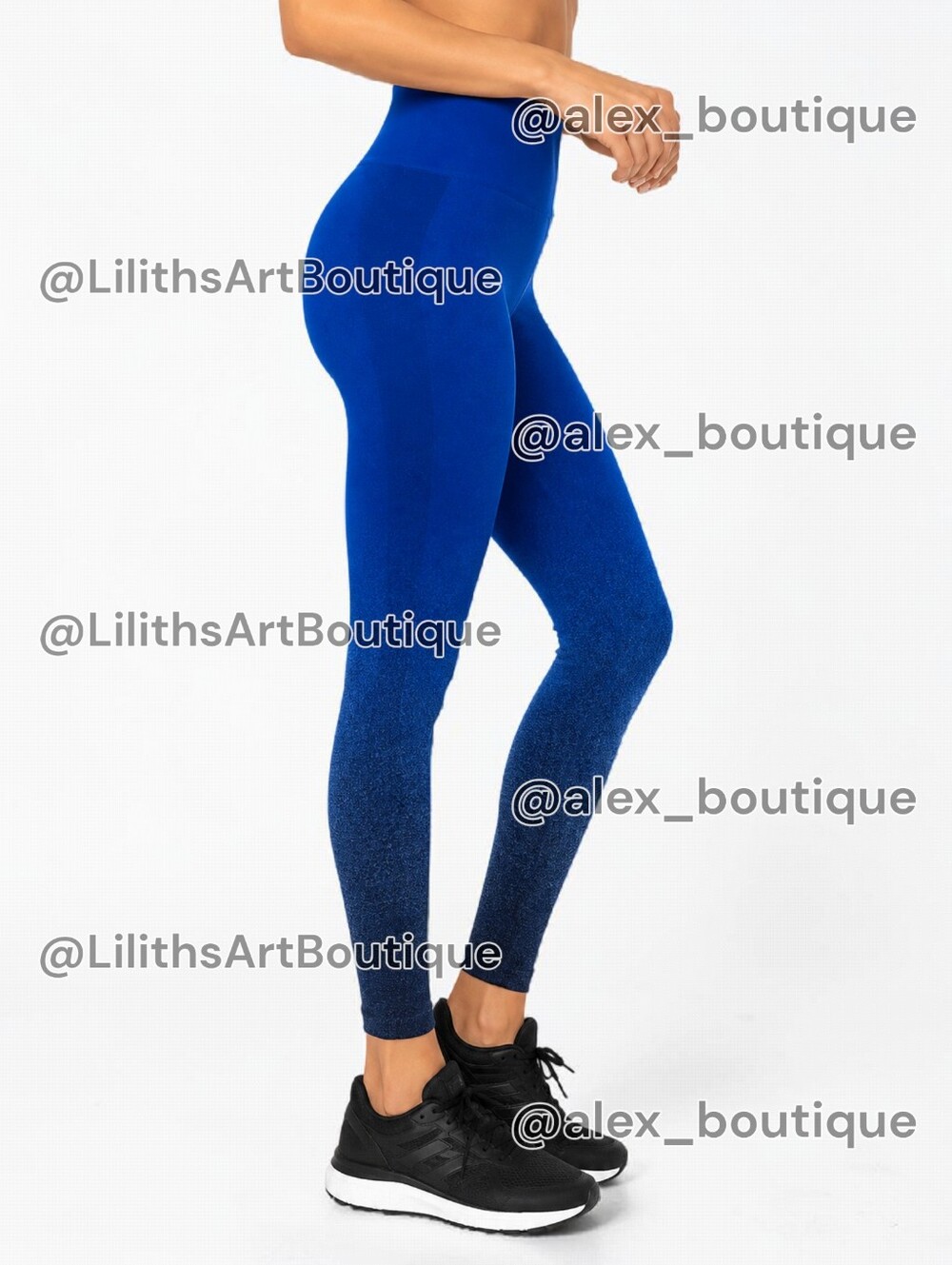 Ombre High Waisted Sculpting Leggings Size S (E147)